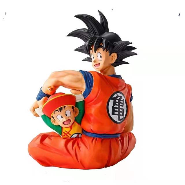 15cm dragon ball z son goku gohan anime figuras pvc brinquedos modelo super  saiyan pai filho figura de ação boneca coletiva presente natal
